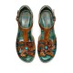 Genuine Leather Retro Three dimensional Flower Comfy Breathable Hollow Heeled Sandals Genuine Leather Retro Three dimensional Flower Comfy Breathable Hollow Heeled Sandals