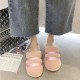 Women Warmed Lined Non Slip Home Plush Cotton Slippers Women Warmed Lined Non Slip Home Plush Cotton Slippers